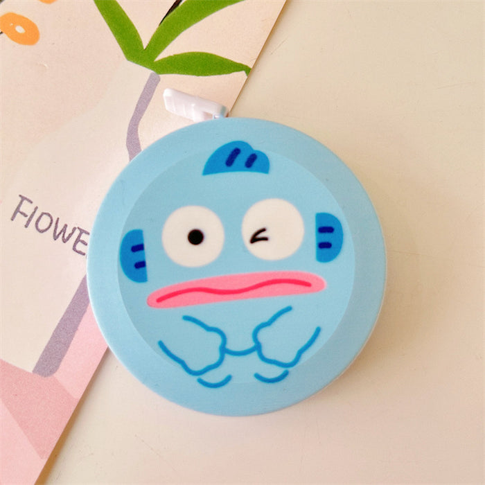 Wholesale Cute Girl Heart Measuring Ruler Tape Measure Portable Round Pull Ruler Automatic Telescopic Soft Ruler Measurements Ruler