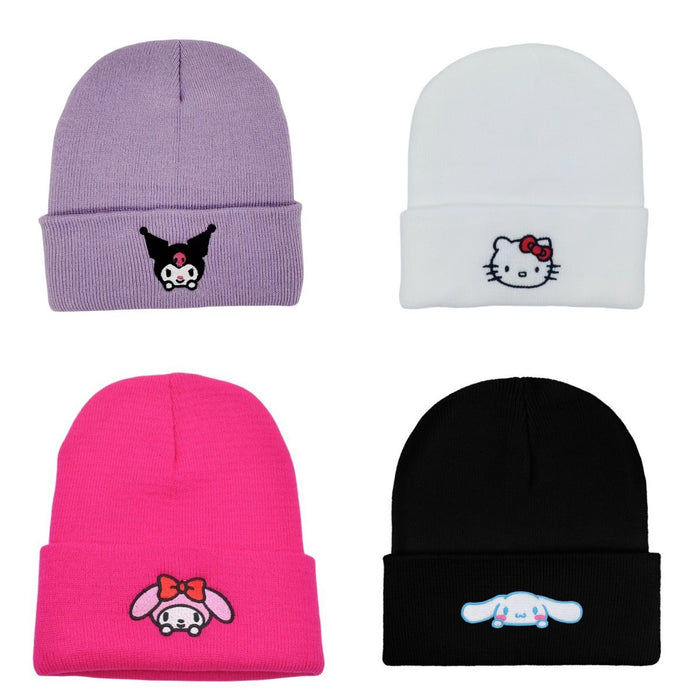 Wholesale Cartoon Embroidery Acrylic Wool Knitted Hat JDC-FH-Shengn004