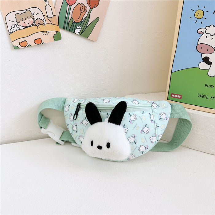 Wholesale Cartoon Children' s Waist Bag Kindergarten Backpack Children' s Baby Crossbody Bag Boys and Girls Shoulder Bag Cross-Border Lightweight Waterproof