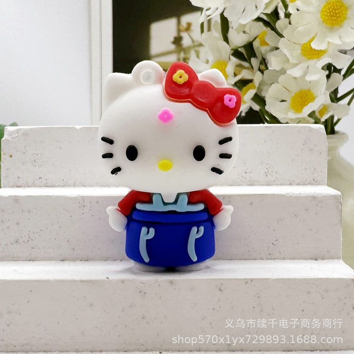 Wholesale Cartoon keychain ring, car keychain, silicone PVC soft rubber