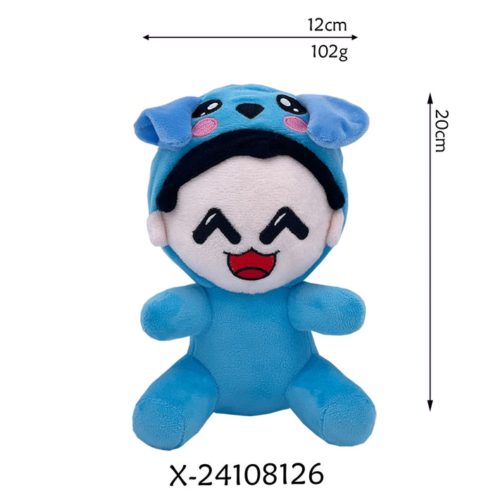 Wholesale Plug hooded boy cute girl doll plush toy doll