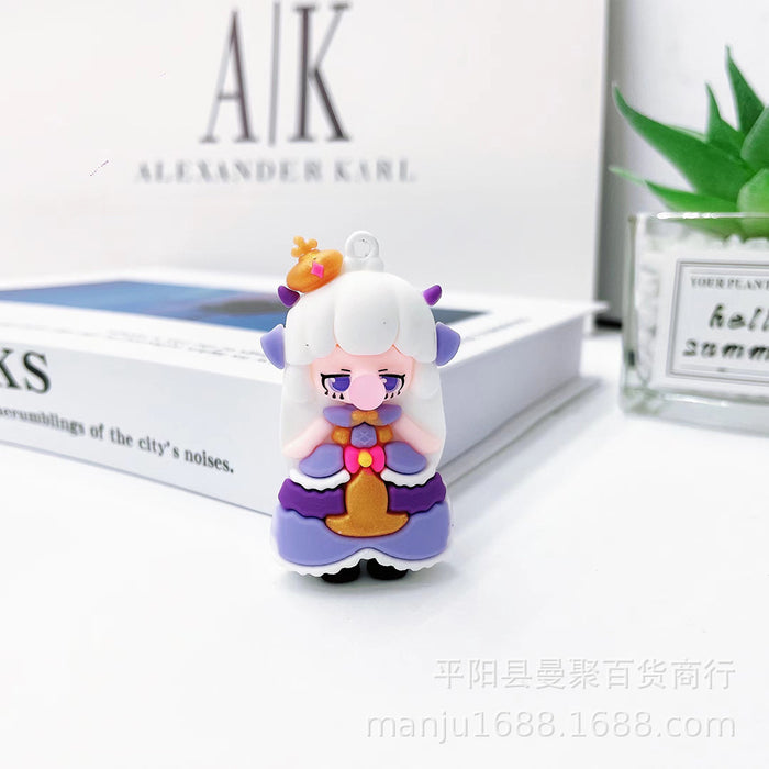 Wholesale  Bubble Blowing Girl Keychain Pendant Bubble  Keychain Bubble Blowing Girl Blind Box Bubble Girl