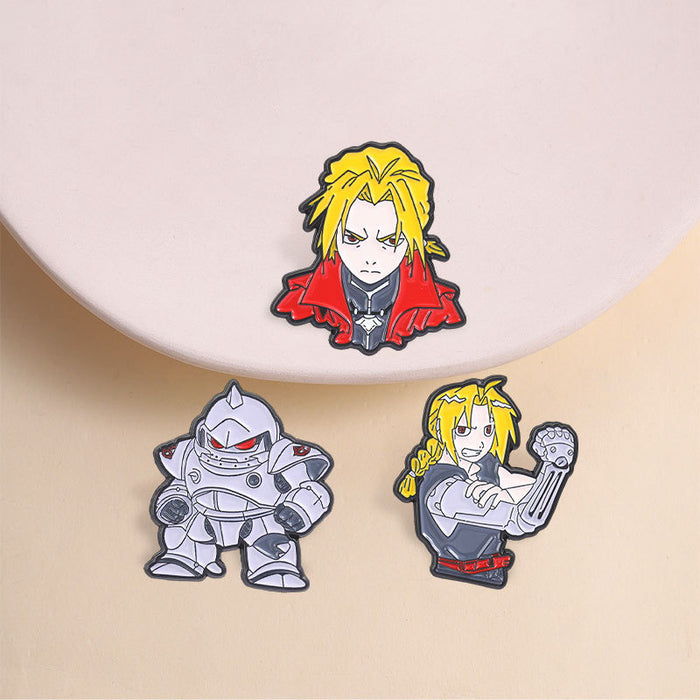 Wholesale Trendy Brooch Pin Zinc Alloy Baked Enamel Finish Boutique Fashion Accessory