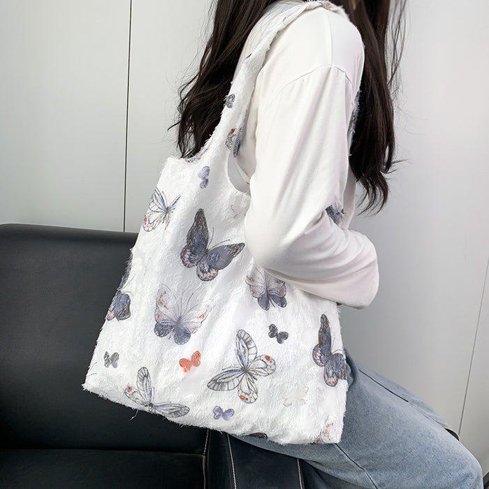 Wholesale Artistic ink painting canvas bag shoulder bag handbag vest bag