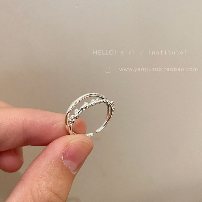 Wholesale Butterfly ring inlaid with zircon