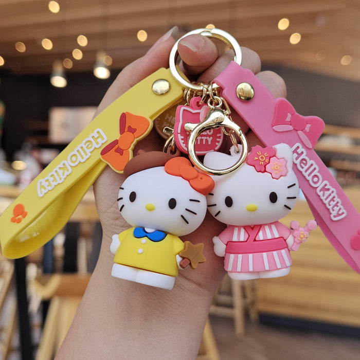 Wholesale Cartoon Silicone Doll Keychain JDC-KC-ZhuoRan031