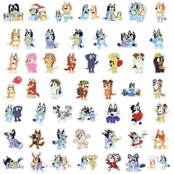 Wholesale 100pcs Cartoon Dog Graffiti Waterproof Sticker Decor for Suitcases,  Notebooks,  and Electric Vehicle Accessories