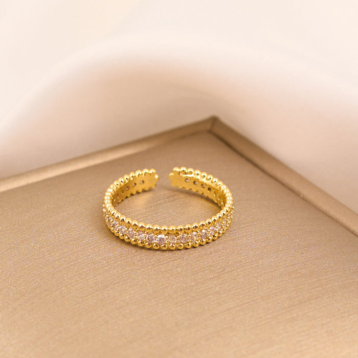 Wholesale Full diamond open design ring