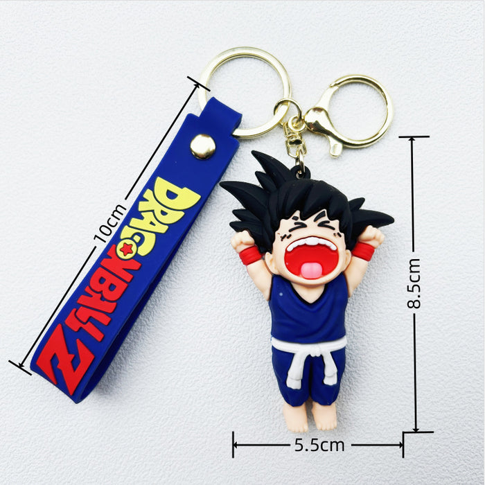 Wholesale Cartoon Silicone Doll Keychain JDC-KC-YiCheng001