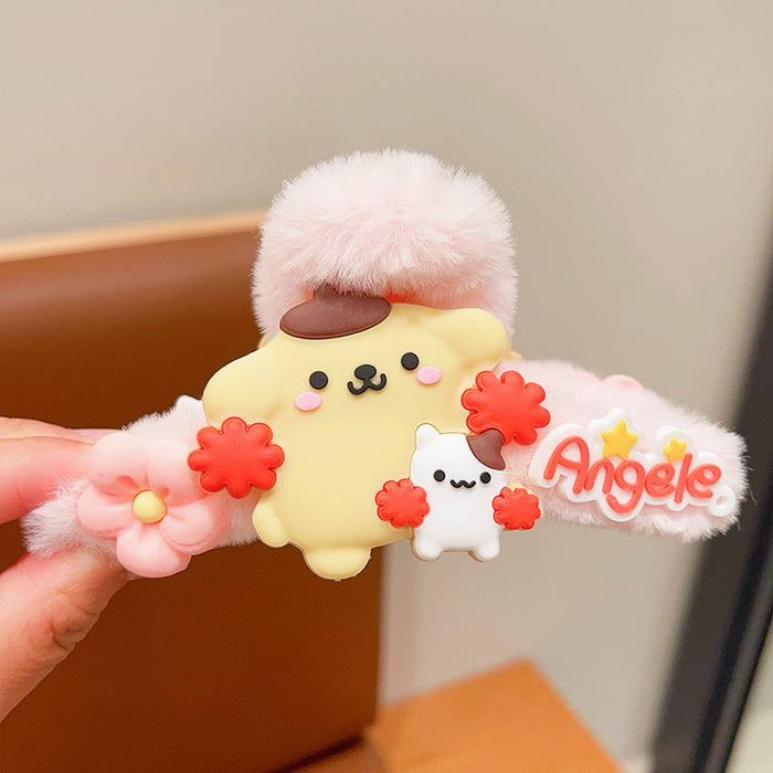 Wholesale Cartoon Cute Plush Hair Clips JDC-HC-Wangl005