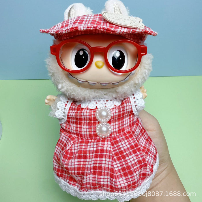 Wholesale Doll clothes can be worn and replaced with plush clothes and accessories