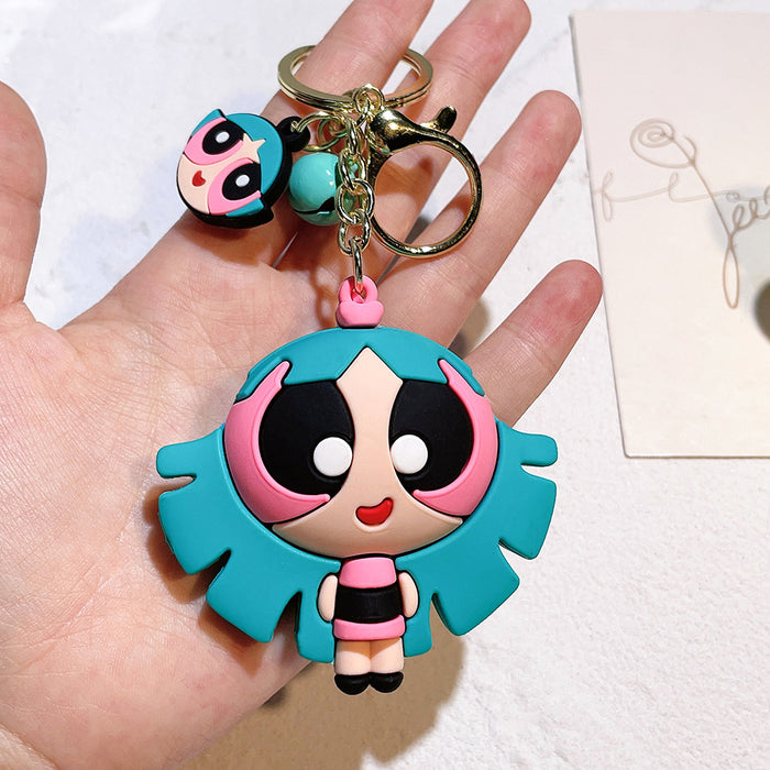 Wholesale Cartoon Silicone Doll Keychain JDC-KC-QiChao039