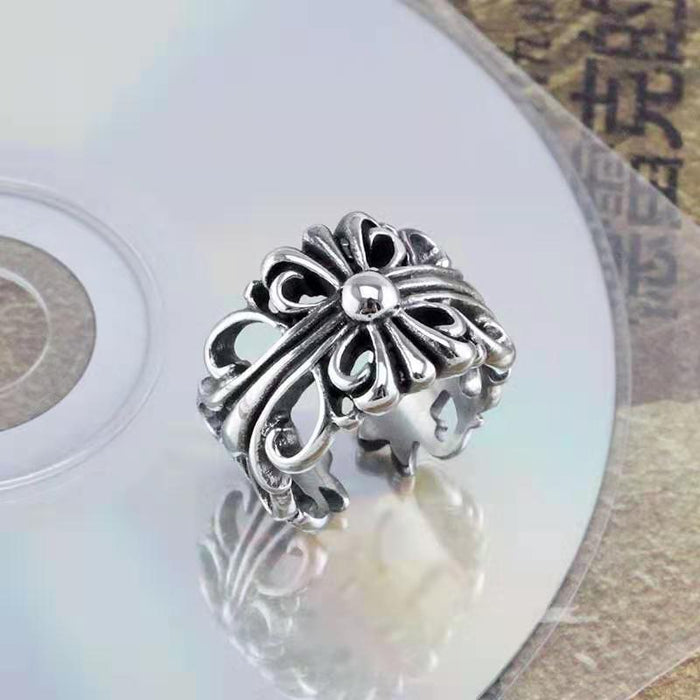 Wholesale Retro Open Ring Cross Fashion Personalized Finger Ring