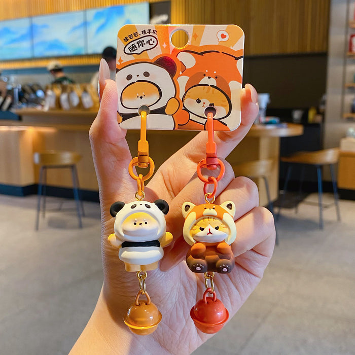 Wholesale Stylish Resin Cute Pet Headgear Series Pendant Phone Chain Keychain Charm Gift