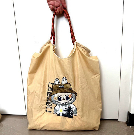 Wholesale Cute waist bag embroidered waterproof nylon crossbody bag versatile casual shoulder bag daily handbag