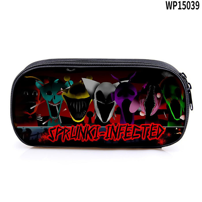 Wholesale Student Pencil Case Large Capacity Stationery Storage Bag Pencil Bag Oxford Material