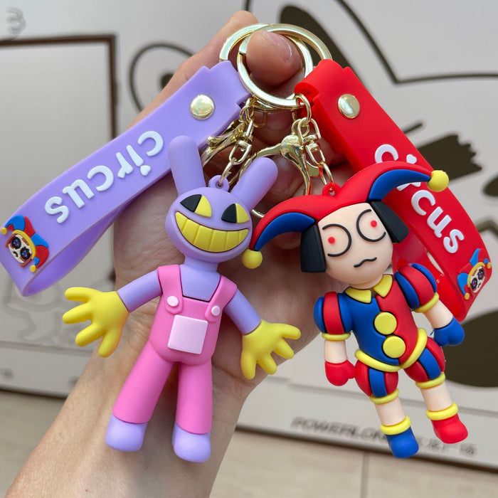 Wholesale Magical Digital Circus Keychain Doll Pendant
