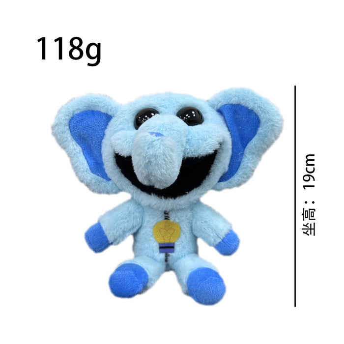 Wholesale Horror smile animal series doll pink pig plush toy