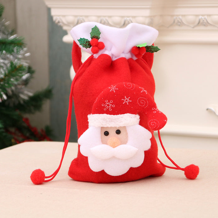 Wholesale Christmas Apple Bag, Handbag, Christmas Eve Gift Bag, Kidsren' s Small Gift Bag, Christmas Apple Bag