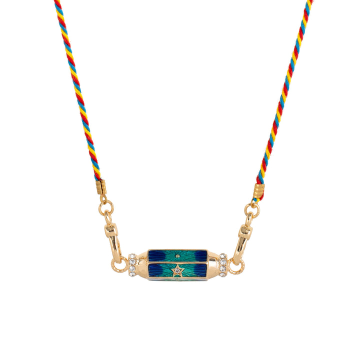 Wholesale Valentine' s Day Colorful Tarot Card Necklace