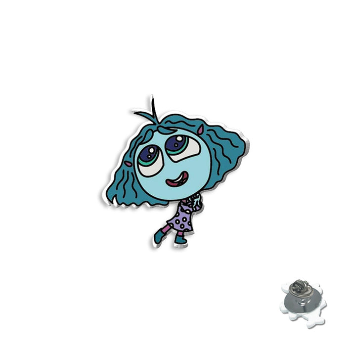 Wholesale brooch acrylic animation cute resin collar pin