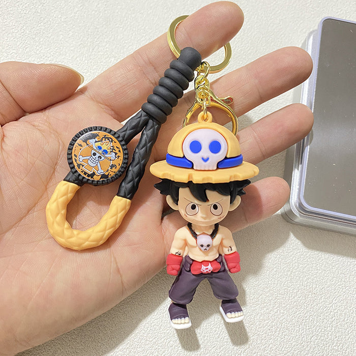 Wholesale Dress-up Woven Cartoon Key Chain Doll Key Chain Accompanying Gift Pendant Small Jewelry