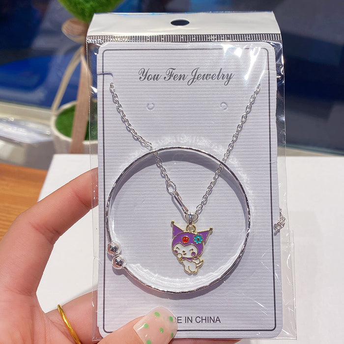 Wholesale Children Cartoon Bracelet Necklace Combination