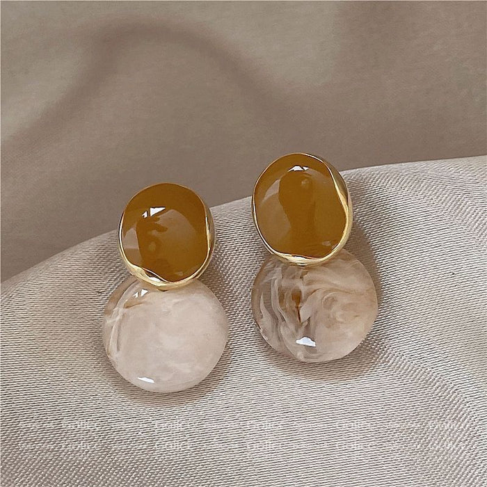 Wholesale  Maillard brown Earrings for Women  Vintage  Temperament  Earrings