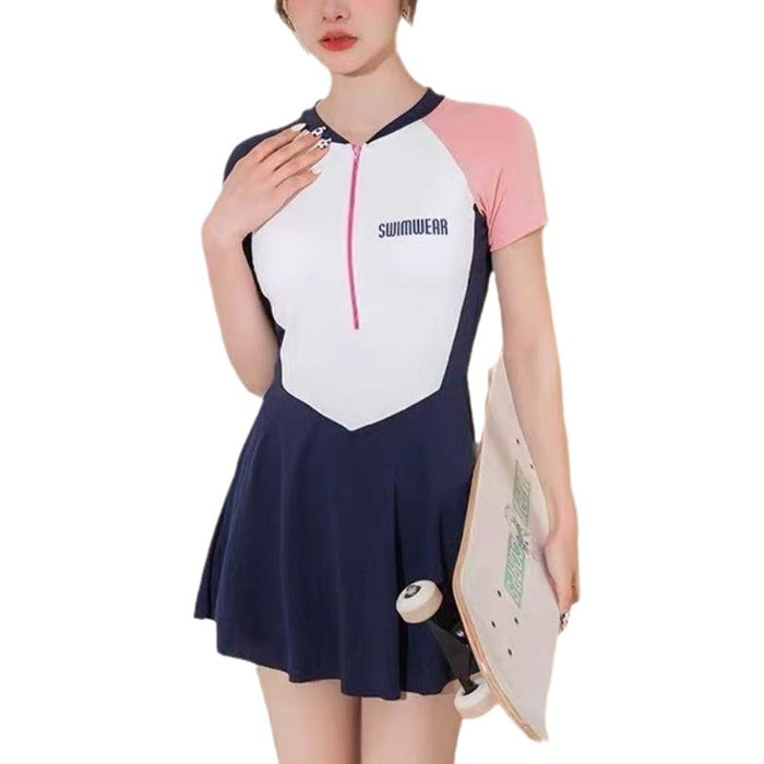 Wholesale New professional swimsuit for hot spring one-piece swimsuit