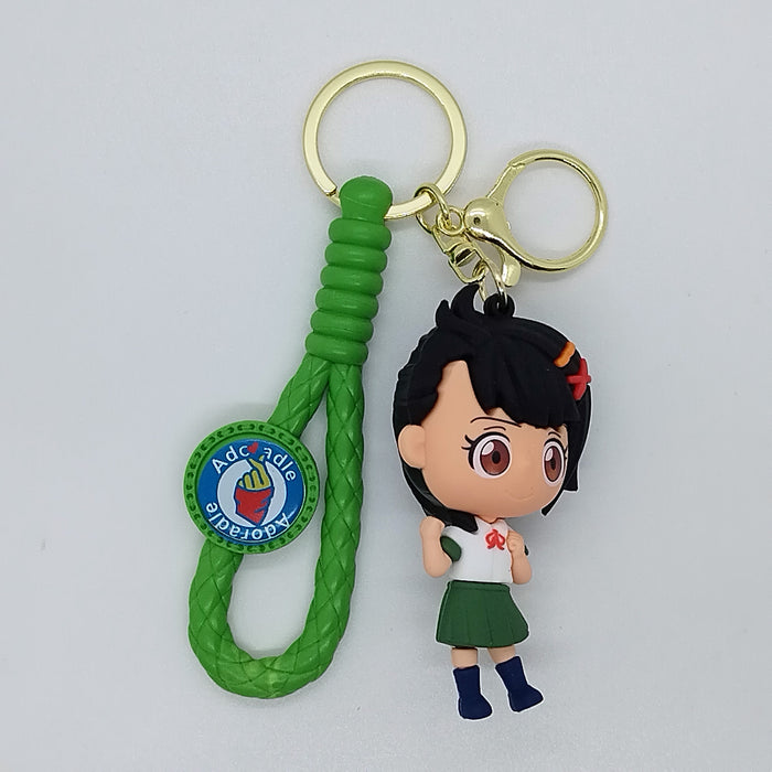 Wholesale Cartoon Drop Gel Doll Ling Bud Journey Keychain Pendant Couple Bag Car Key Chain Gift