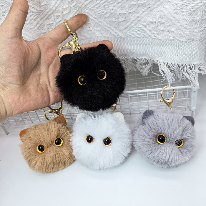 Wholesale Handmade plush toy keychain pendant, backpack ornament