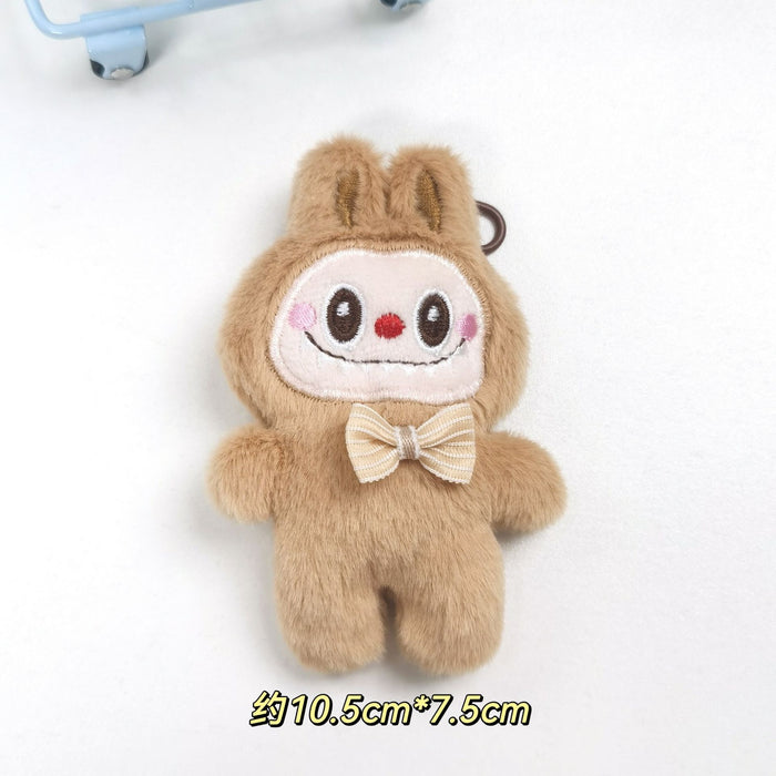 Wholesale Cute Cartoon Doll Squeaky Plush Pendant Keychain Bag Accessories Small Gift