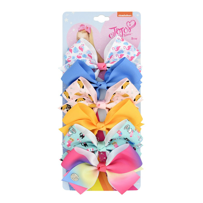 Wholesale Halloween Polyester Fabric Bow Hair Clip Set JDC-HC-Xiane018