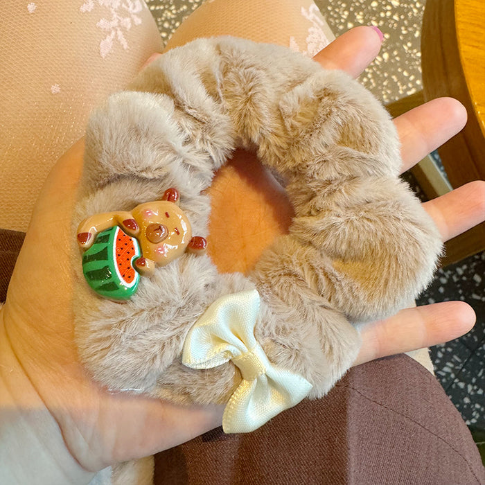 Wholesale Cartoon Animal Hair Scrunchies