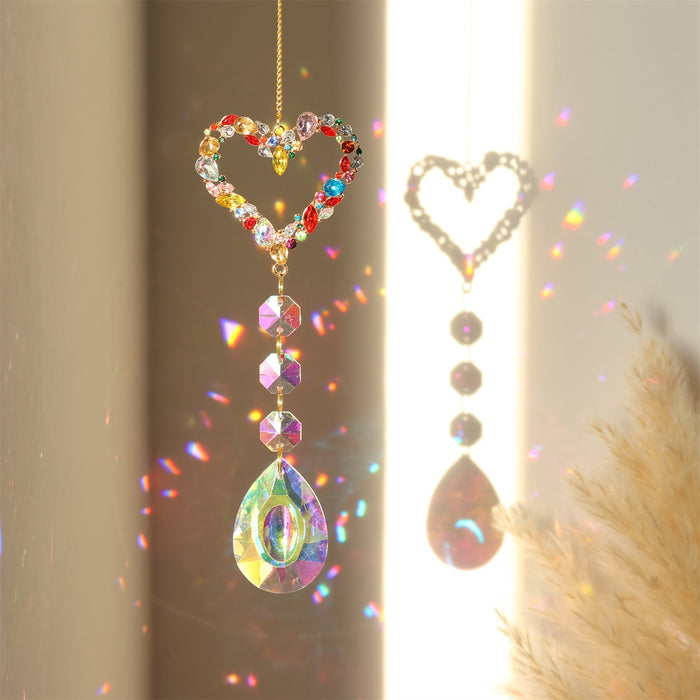Wholesale Glass Crystal Star Moon Butterfly Sun Catcher Decorative