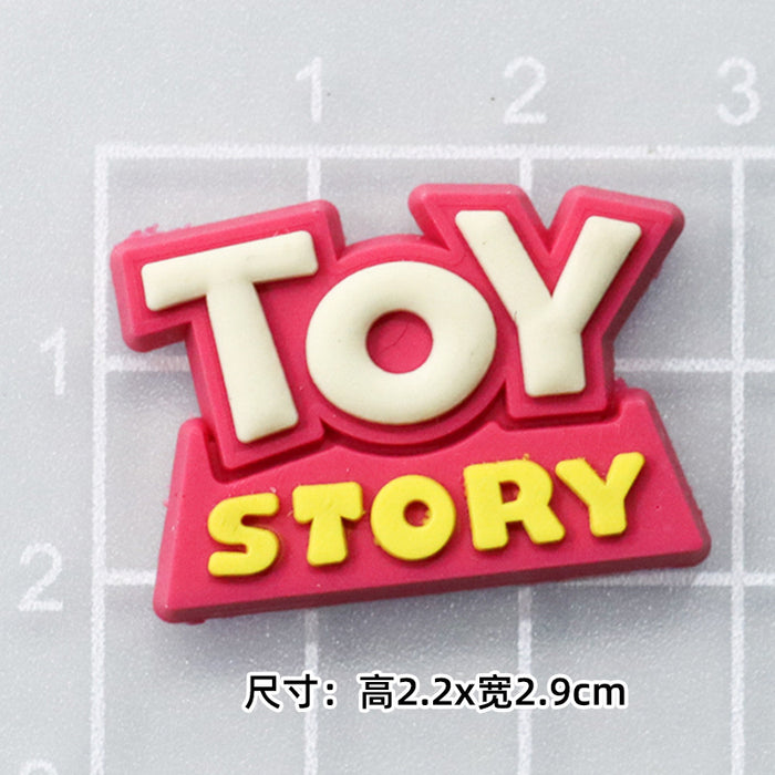 Wholesale 5pcs Cartoon bear soft rubber accessories cream rubber mobile phone case hole shoes hair accessories material bag