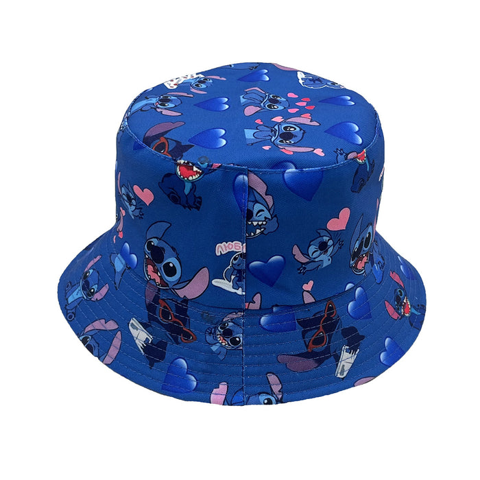 Wholesale New Graffiti Black Cartoon Printing Adult Bucket Hat JDC-FH-AXing029