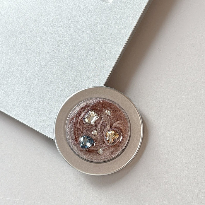 Wholesale Rhinestone Gemstone Phone Holder with Magnetic Suction Ring