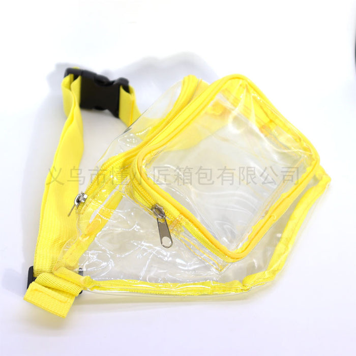 Wholesale PVC Waterproof Transparent Sports Waist Bag Messenger Bag JDC-SD-DongY001