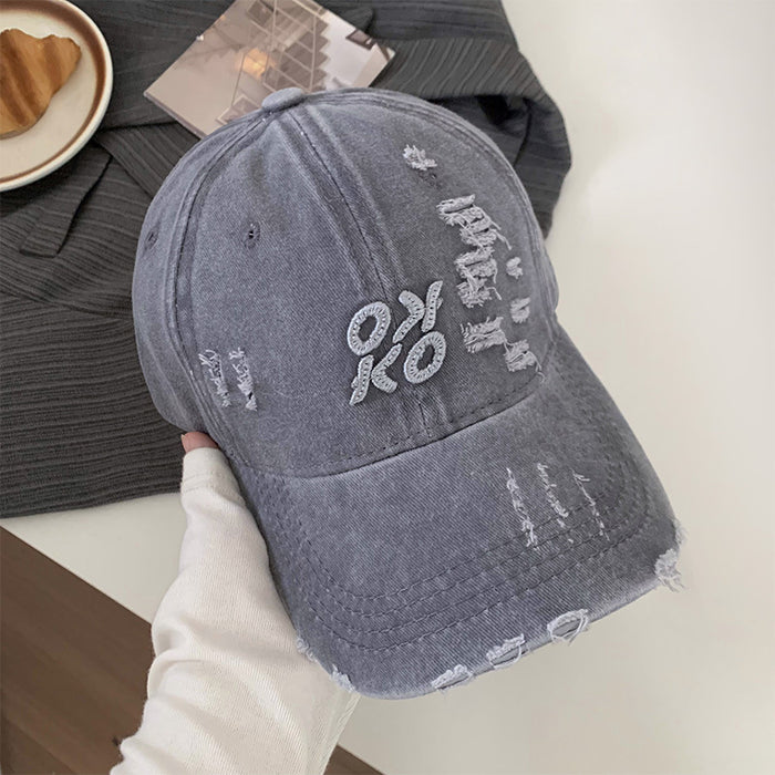 Wholesale Baseball Cap Women's  New Washed Old All-match Cap Hat Fashionable Cotton