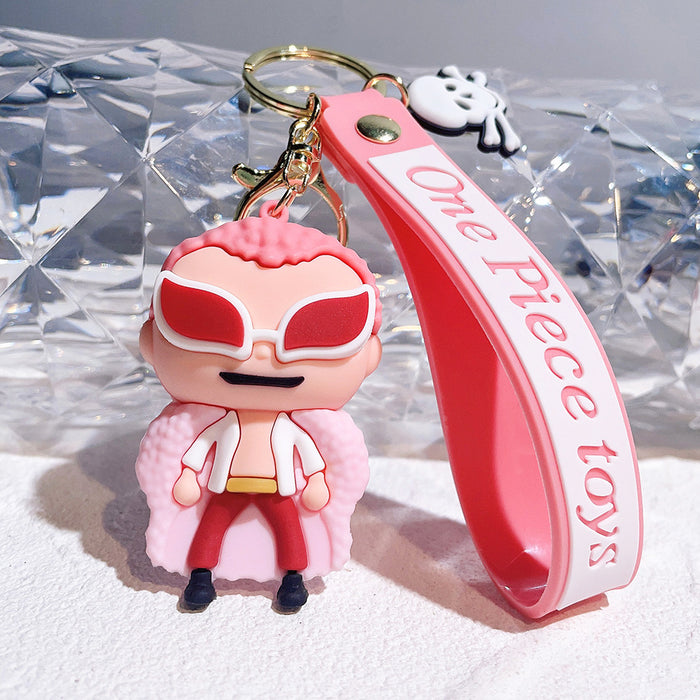 Wholesale Cartoon Silicone Doll Keychain JDC-KC-QiChao047