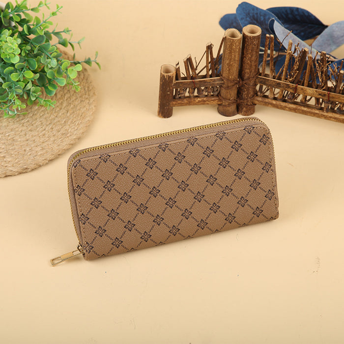 Wholesale Large Capacity Zipper PU Wallet JDC-WT-HNG008