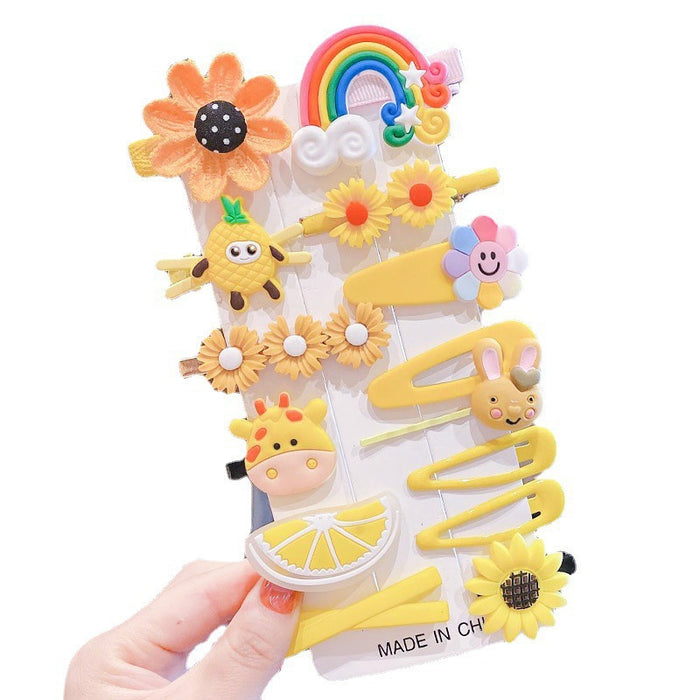 Wholesale Children Cartoon Hair Clip Set JDC-HC-Jiangx008