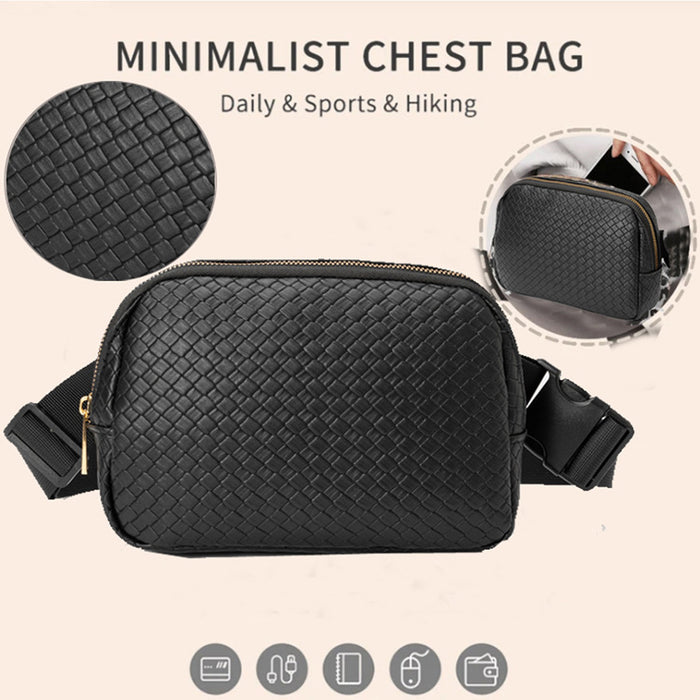 Wholesale Waist Bag Crossbody Bag Chest Bag Woven Shoulder Bag Backpack