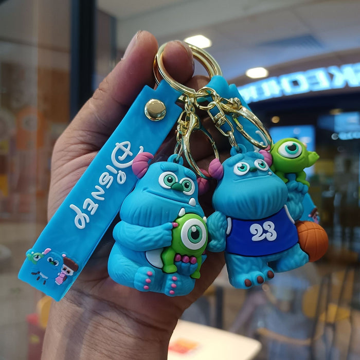 Wholesale Cartoon Silicone Doll Keychain JDC-KC-KuangK036