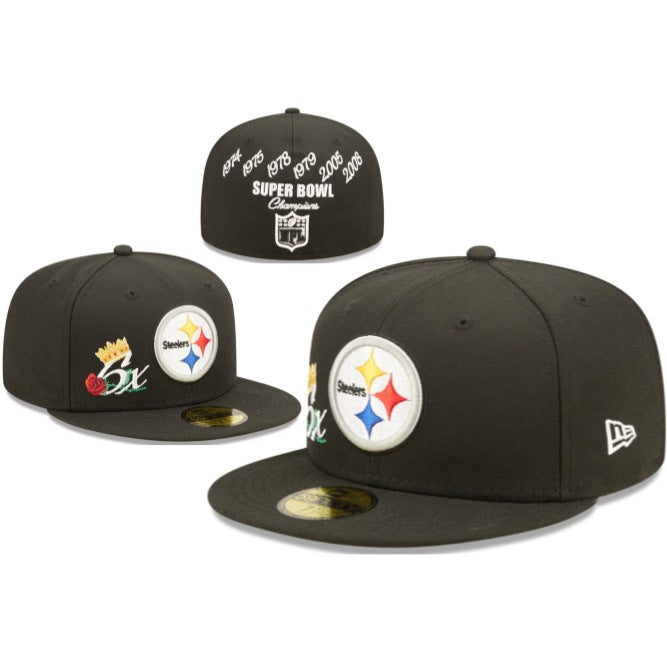 Wholesale Football fully enclosed large head circumference baseball cap outdoor non-adjustable flat brim hat