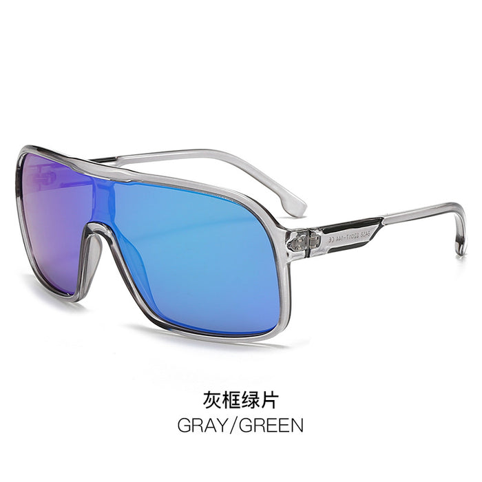 Wholesale New Polarized Large Frame Integrated Sunglasses Fashion Cycling Sports Mirrors Outdoor Sunshade Mirrors