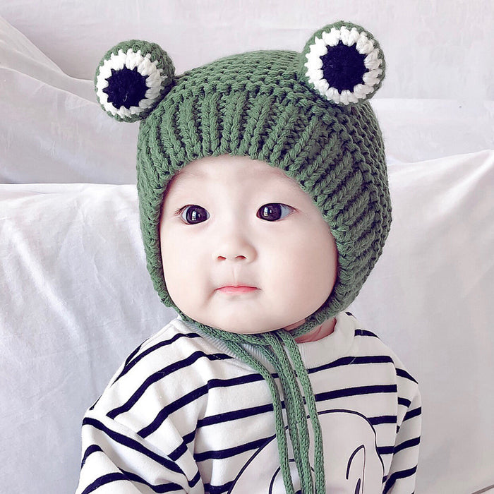 Wholesale Winter Baby Knitted Hat Thickened Wool Hat For Boys Cute Baby Accessories Autumn/winter Boys Knitted