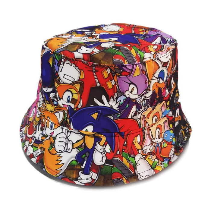 Wholesale Cartoon Print Cotton Bucket Hat JDC-FH-BoD017