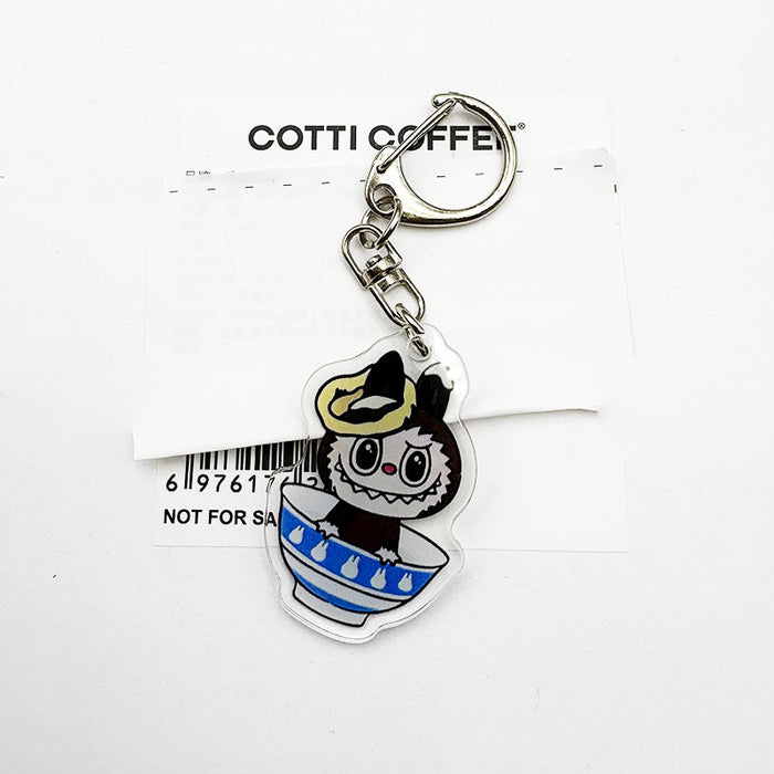 Wholesale Sheep Acrylic Keychain Cute Cartoon KeyChain Personalized Pendant Gift